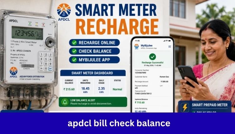 apdcl bill check balance
