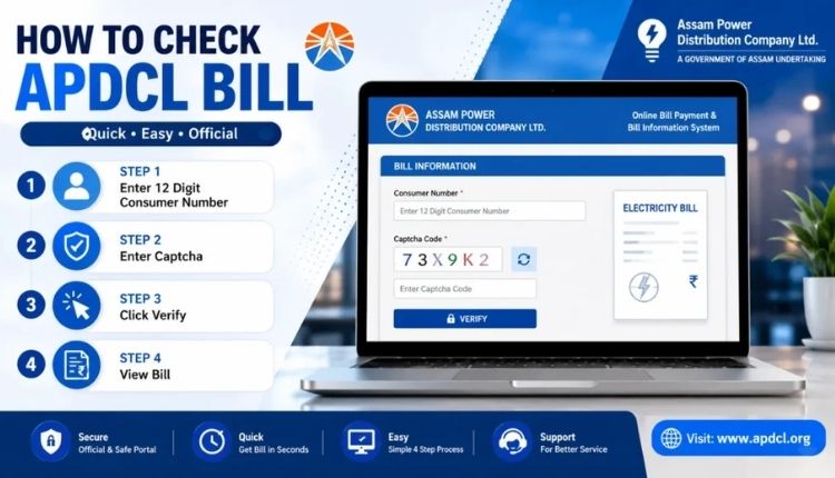 apdcl bill check balance