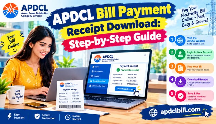 apdcl bill payment receipt download