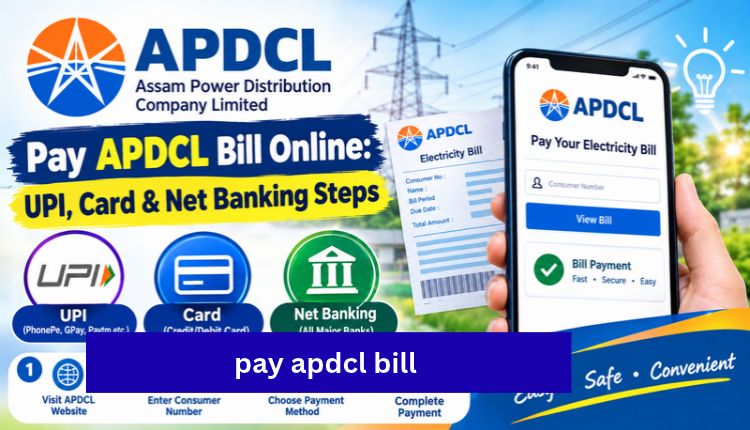pay apdcl bill